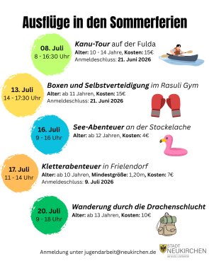 Ausflüge in den Sommerferien - 1